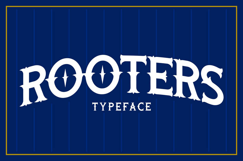 font used for sports jerseys